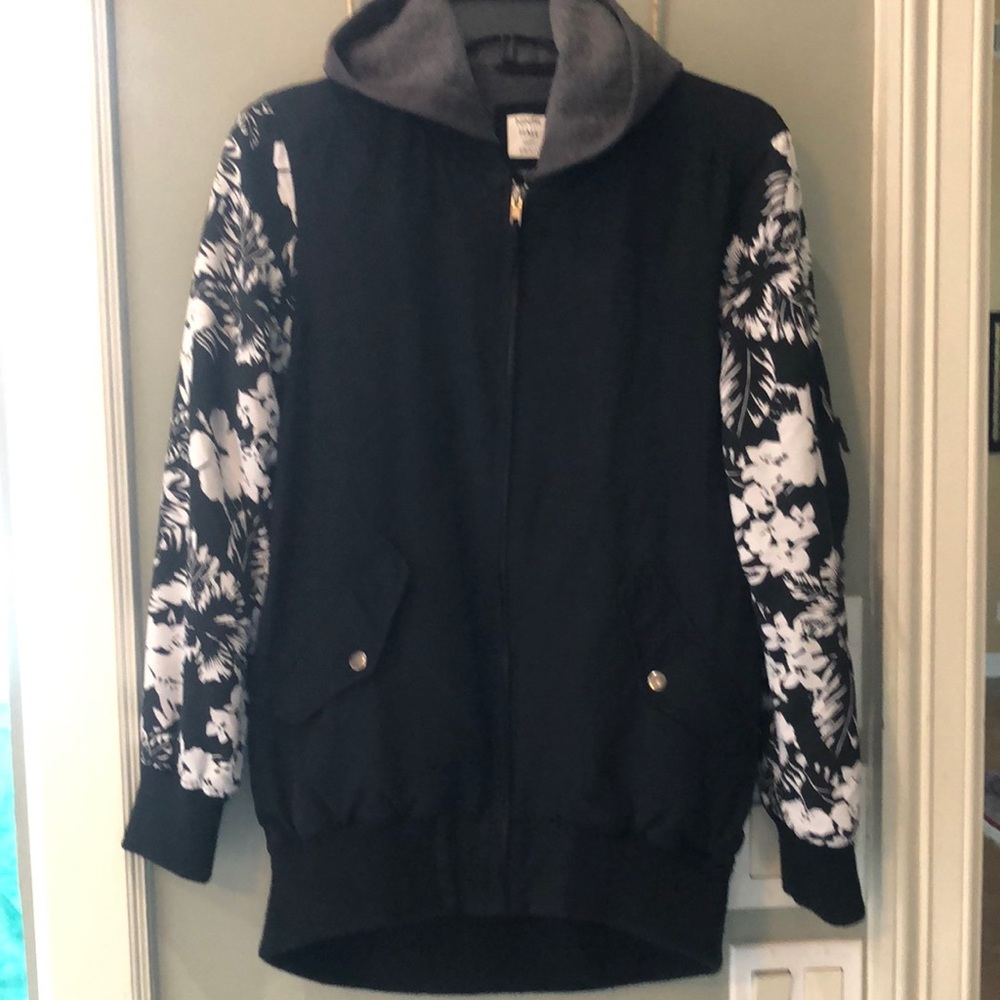 Ninth Hall Nylon Sweatshirt Sleeve Zip Up Jacket